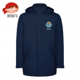 PARKA INFANTIL BLAS GAMEZ AZUL MARINO + NOMBRE