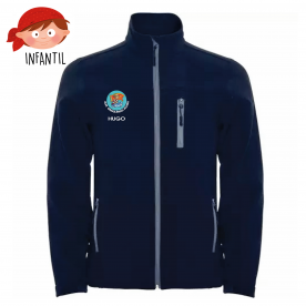 SOFTSHELL INFANTIL BLAS GAMEZ AZUL MARINO + NOMBRE