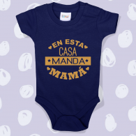 Body "en esta casa manda mamá" manga corta Body divertido en manga larga y corta
varios colores
