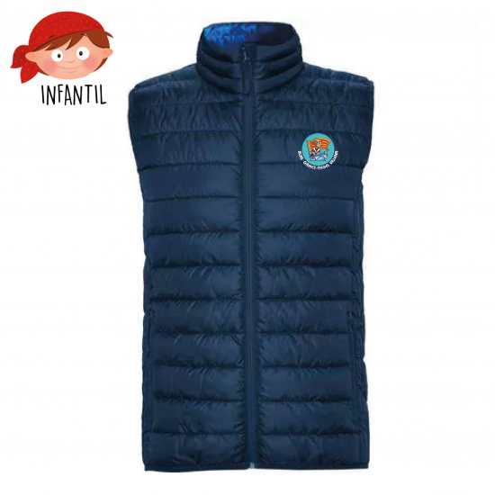 CHALECO INFANTIL BLAS GÁMEZ AZUL MARINO + NOMBRE