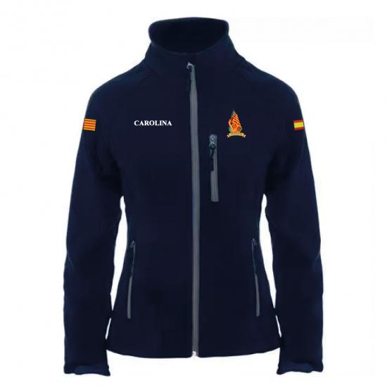 SOFTSHELL ADULTO GARCÍA BRUSTENGA AZUL MARINO + NOMBRE