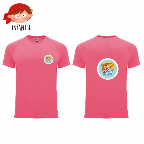 CAMISETA ROSA INFANTIL BLAS GÁMEZ +NOMBRE