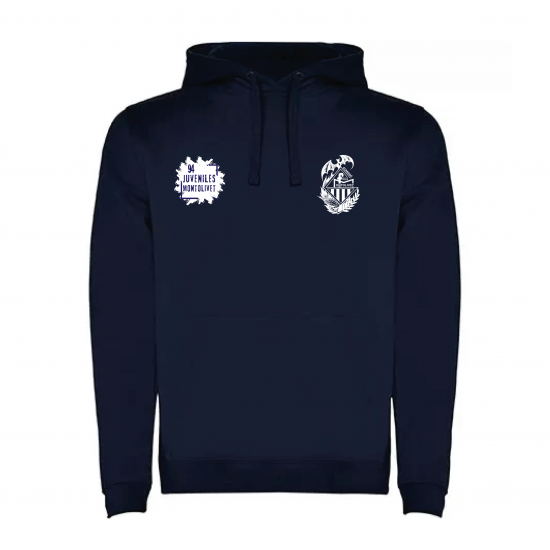 SUDADERA JUVENILES URBAN ADULTO UNISEX MONTEOLIVETE AZUL MARINO + NOMBRE